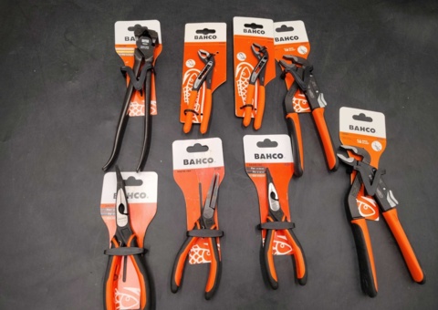 Pliers and pipe wrench - Bahco, assorted types