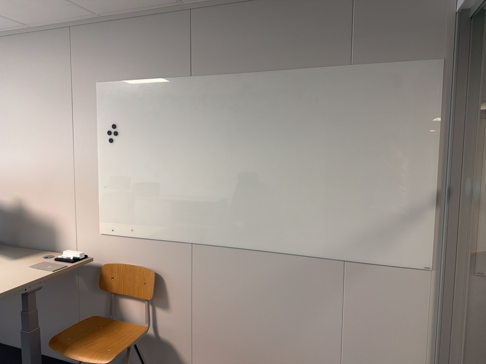 1566103-2 Office workplace with office furniture and screens