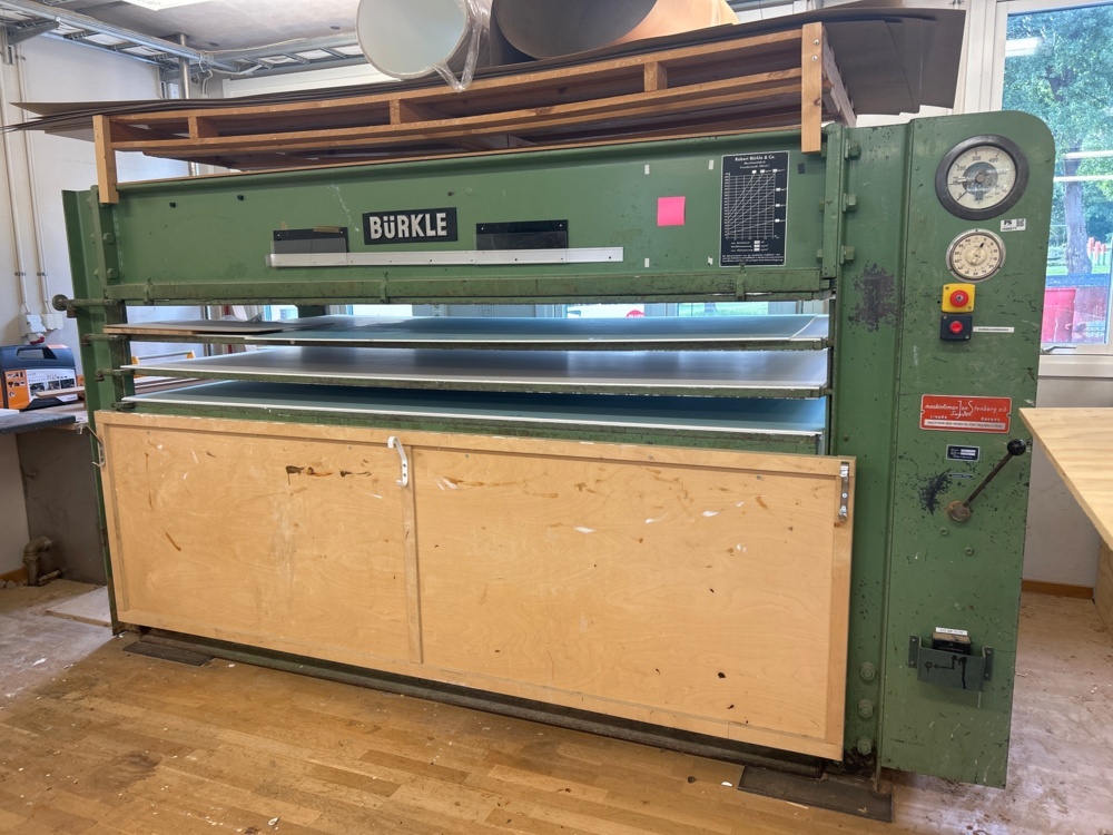 1290277-2 Hydraulic veneer and laminate press - Robert Bürkle STU Z50/130