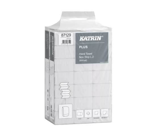 2 st Förpackningar Pappershanddukar Katrin Plus Hand Towel Non Stop L 2 på auktion i Västra Götaland, Svenljunga hos PS Auction