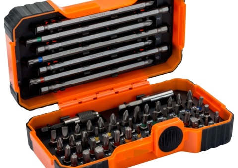 Bit sets, 8 pcs - Bahco, 54 pieces per set
