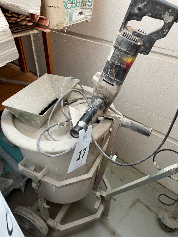 1583417-1 Flytspackelblandare med tippbar tunna