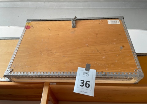 Transportlådor i trä, 6 st