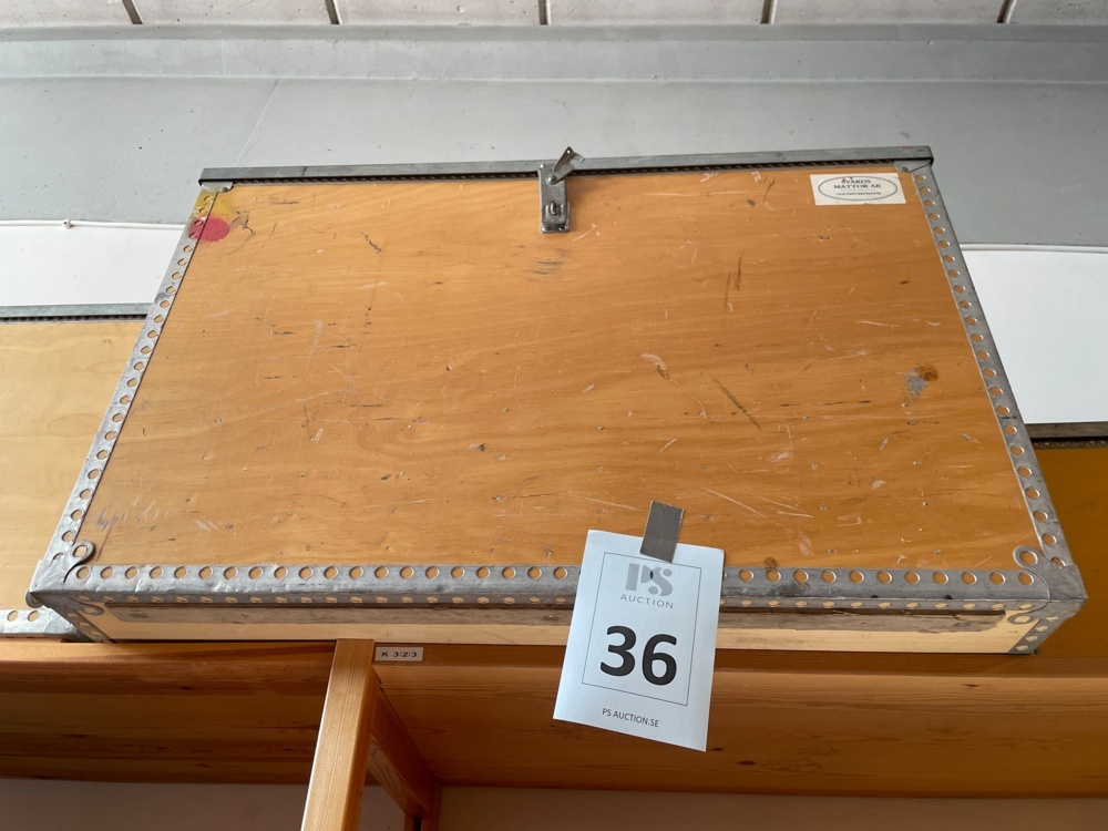 1583436-1 Transportlådor i trä, 6 st