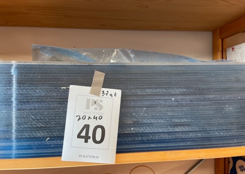 Plexiglas skivor 70 x 40, 32 st