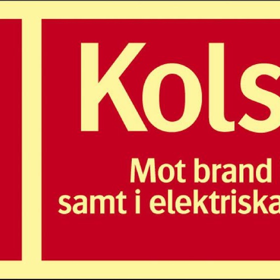 1584601-1 Fire safety signs, 25 pcs - Systemtext, Carbon dioxide, 250 × 100 mm