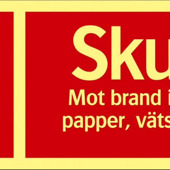 1584607-1 Fire safety signs, 30 pcs - Systemtext, Foam, 250 × 100 mm