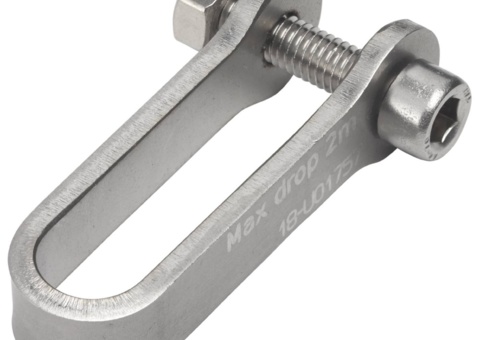U-shaped attachments, 30 pcs - Luna Tools, 14 × 30 mm, for tool tethering
