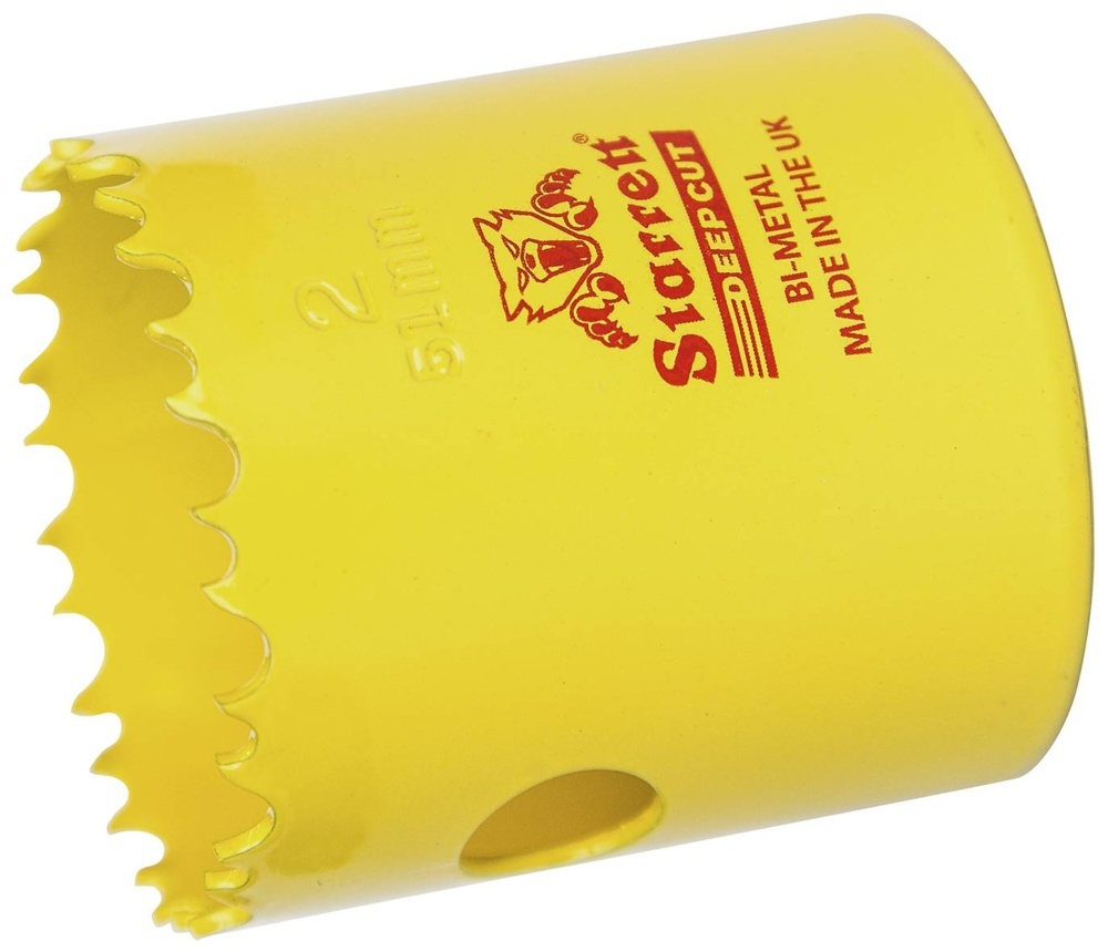 1584635-1 Hole saws, 8 pcs - Starrett Deep Cut, 67 mm, bi-metal