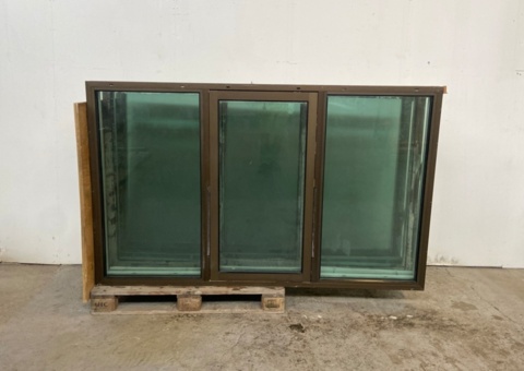 Windows - three-leaf - one openable, 8 pcs.