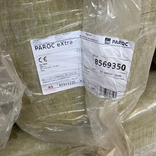 1581691-2 PAROC eXtra 95x455x1220, tot approx. 40 sq.m