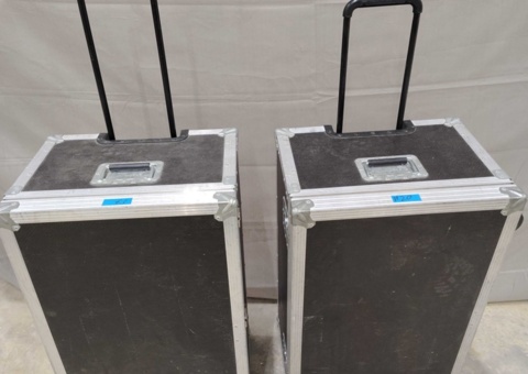 Transportcase på hjul - med och utan inredning