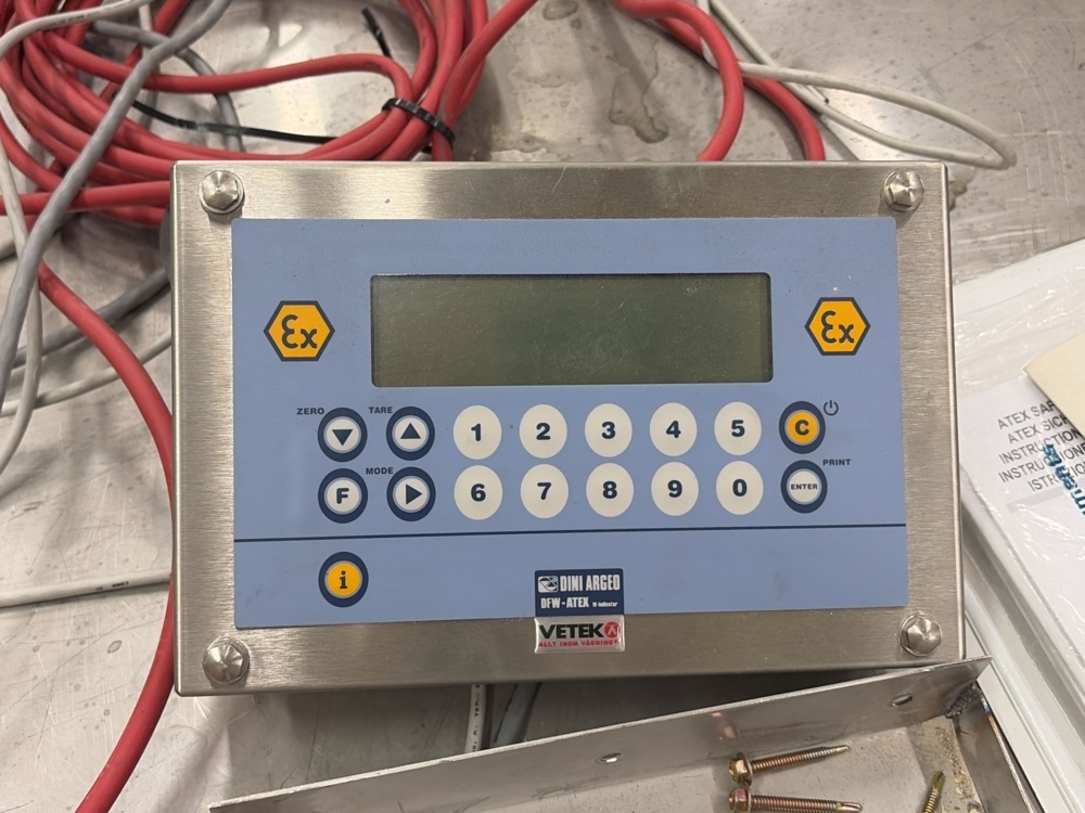1525520-2 Industrial scale with scale indicator - Dini Argeo ETAI3 / DFW-ATEX