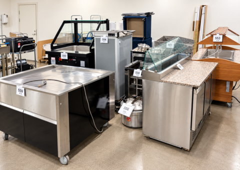Sale of professional kitchen equipment for restaurants and commercial kitchens