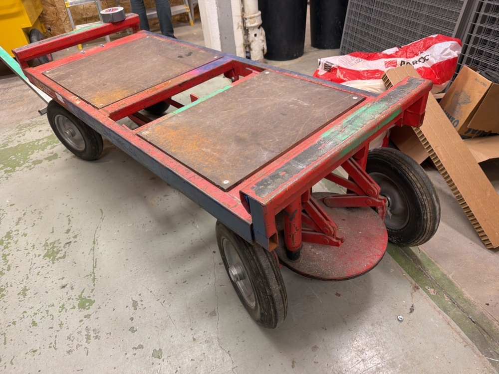 1566416-2 Materialvagn med dragstång