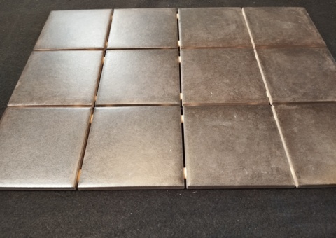 Blockmosaik 2x10 brun 12m2