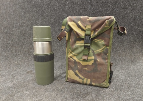 Militärutrustningsväska & termos