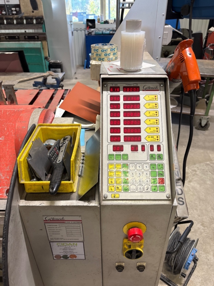 1536101-2 Edge folding machine with accessories - Göteneds K25-25 A1200 Kombi -1991