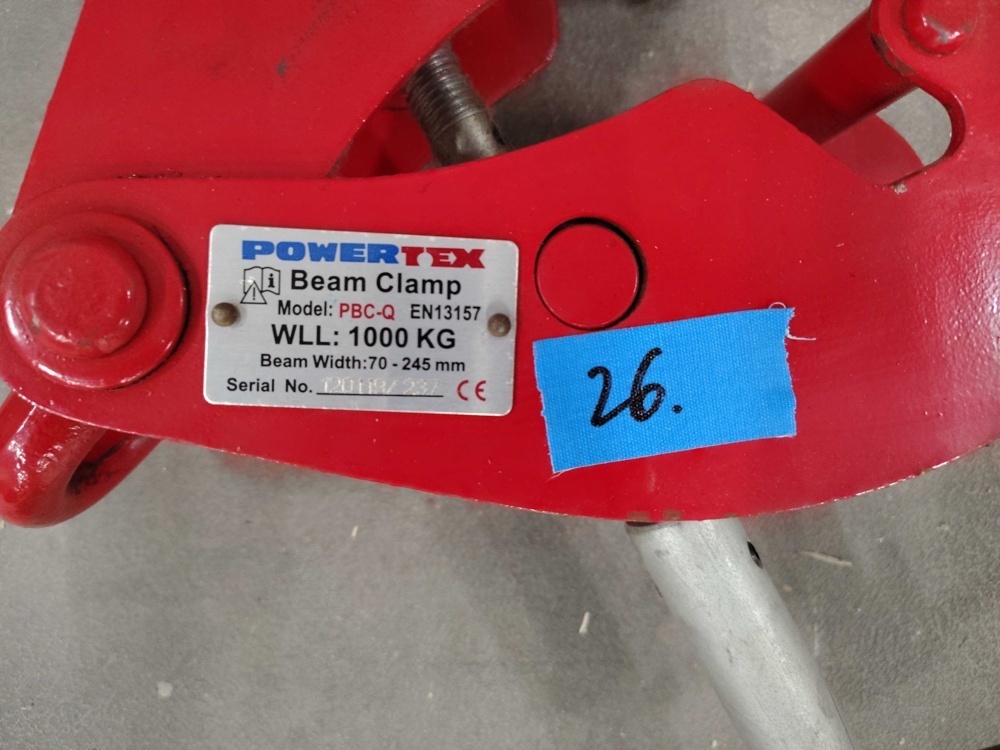 1582535-2 Balkklämma Powertex PBC-Q - 1 000 kg