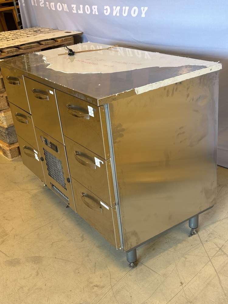 1511426-2 Kylbänk med draglådor - Inox TSK-1207, -2025