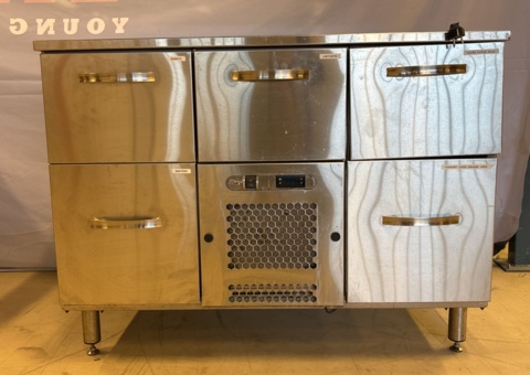 Kylbänk med lådor - Inox Baltic JSK-1205, -2025