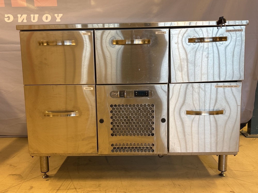 1511429-1 Kylbänk med lådor - Inox Baltic JSK-1205, -2025
