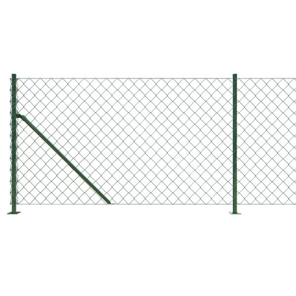 1569707-1 Gunnebostängsel med stolpsko grön 0,8x10 m