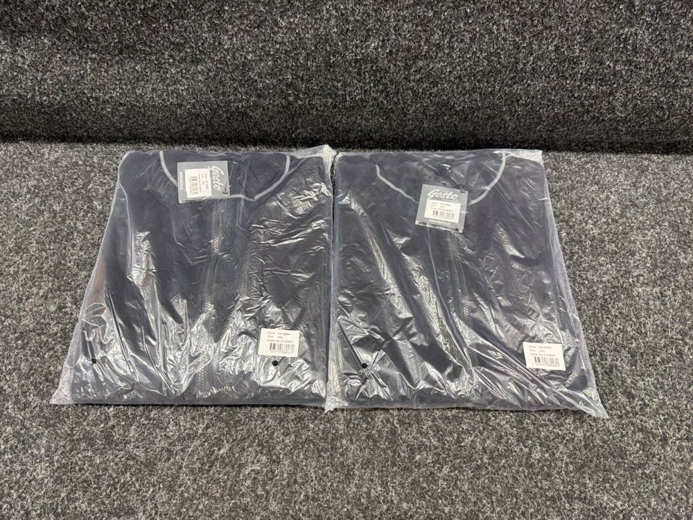 1584792-2 2 st Fleecejackor Gesto svart, Strl 4XL