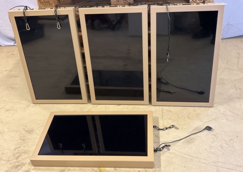 Digitala menymonitorer x4 enheter