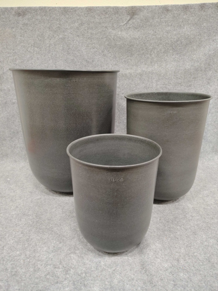 1584876-2 Plant pots - DBKD Out, black metal, various sizes