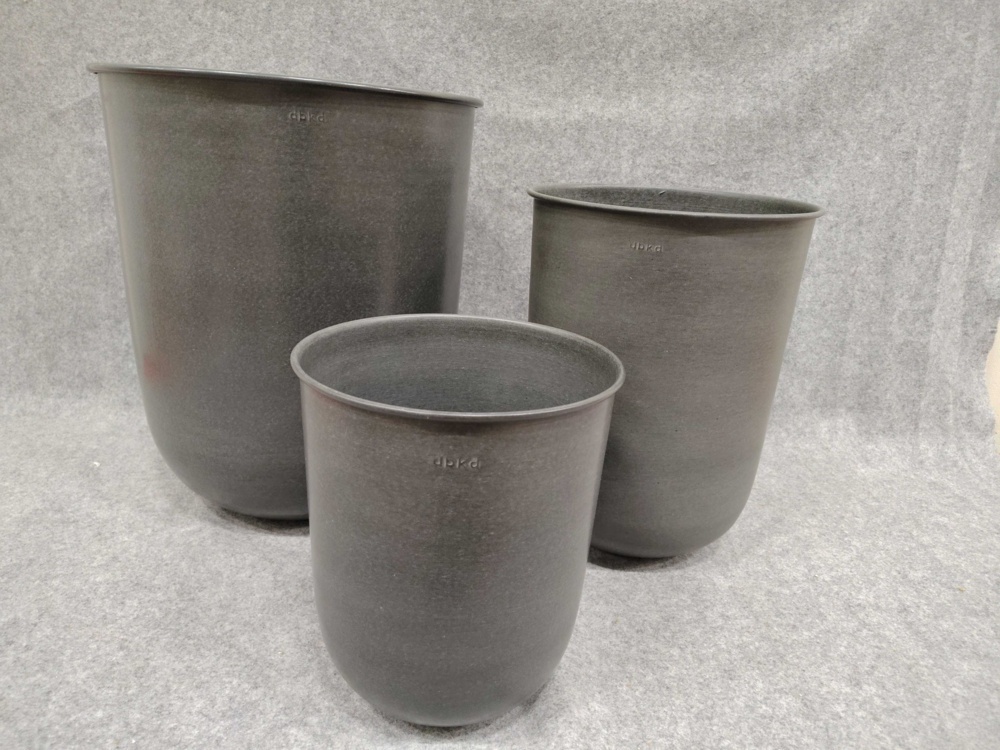 1584880-2 Plant pots - DBKD Out, black metal, various sizes