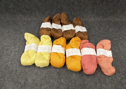10 st nystan kabeltvinnat bomullsgarn 200g