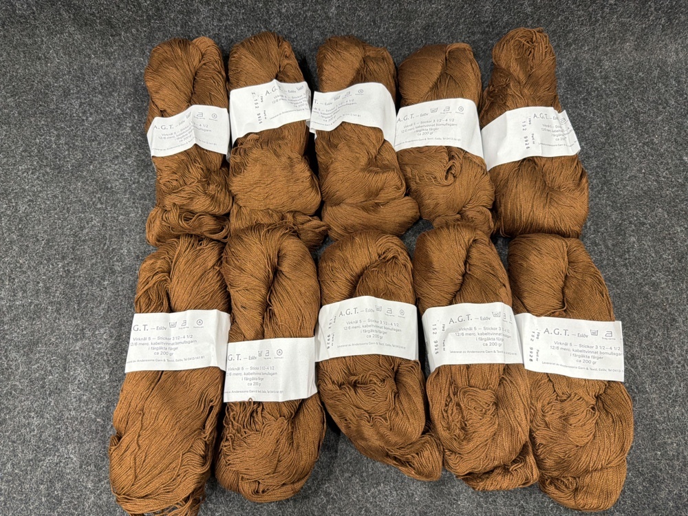 1582633-2 10 st nystan kabeltvinnat bomullsgarn 200g