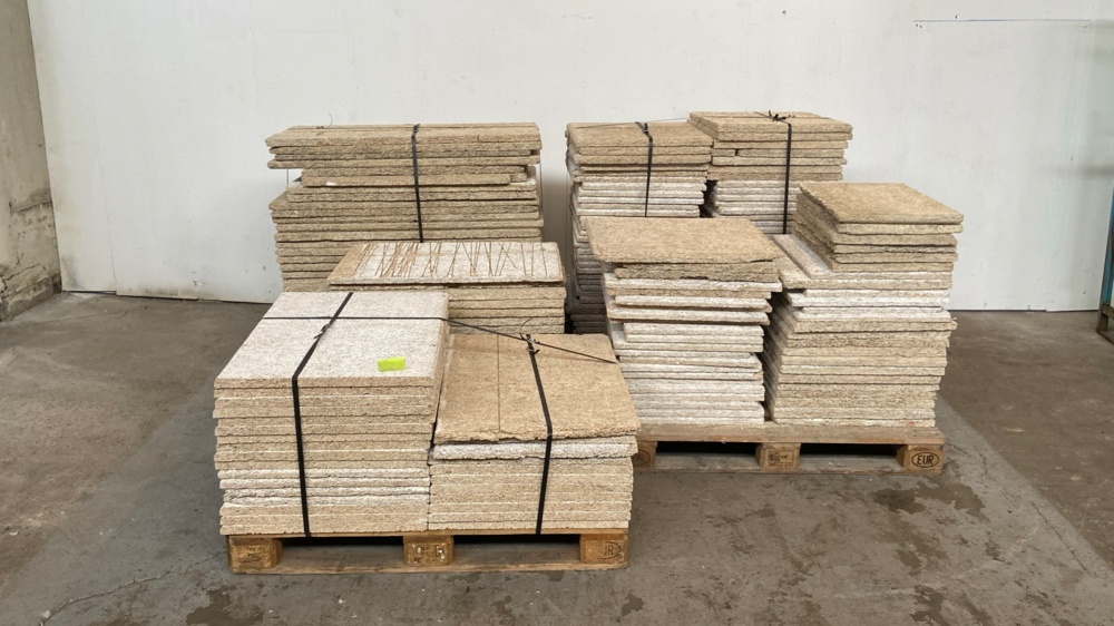 1584715-1 Wooden ullite boards, approx. 100 sq m