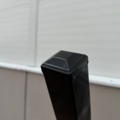 1585235-6 19.2 meter powder-coated black steel fence