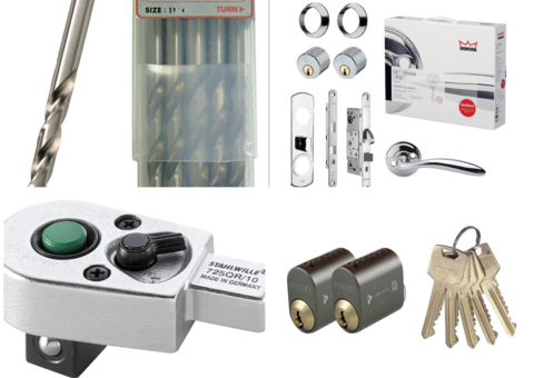 Disposal of electrical materials, lock accessories and tools