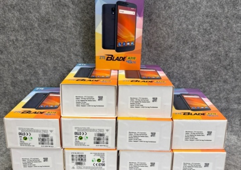 11 pcs ZTE Blade A310 4G LTE in original box