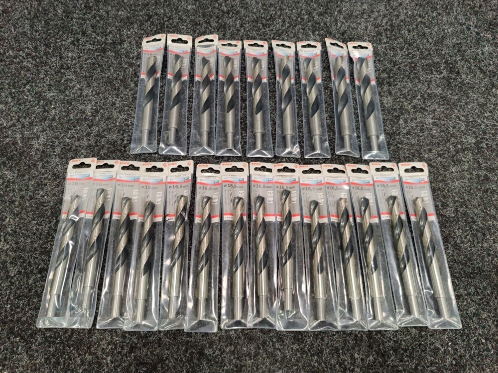 1585308-1 23 pcs Metal drill Bosch HSS PointTeQ DIN338 16-20 mm