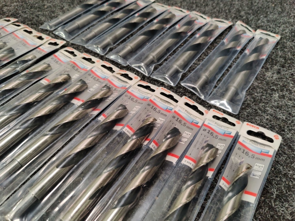 1585308-3 23 pcs Metal drill Bosch HSS PointTeQ DIN338 16-20 mm