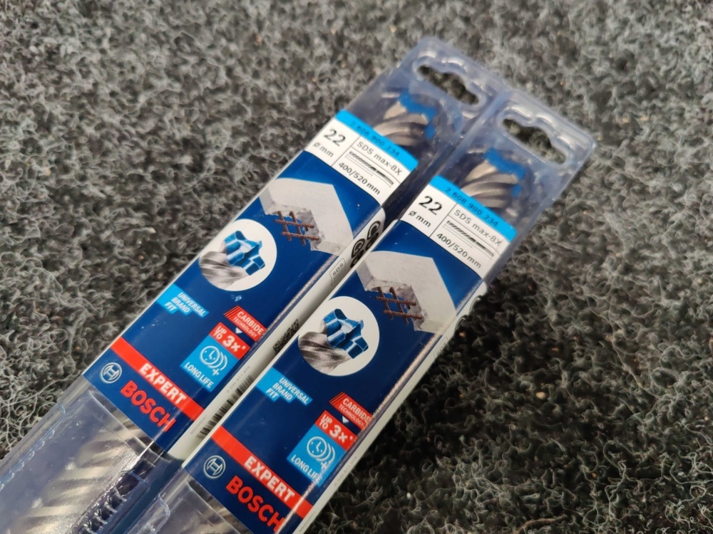 1582917-1 2 pcs Concrete drill Bosch SDS max-8x 400/520 mm 22 mm