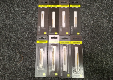 140 pcs HSS-CO Drill 4-USE, 1.5mm - 4.2mm