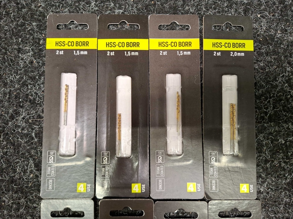 1585408-2 140 pcs HSS-CO Drill 4-USE, 1.5mm - 4.2mm