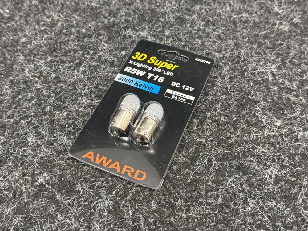 1585371-1 41 st 2-pack LED-ljus Award R5W Ba15s 2W 12V Vit