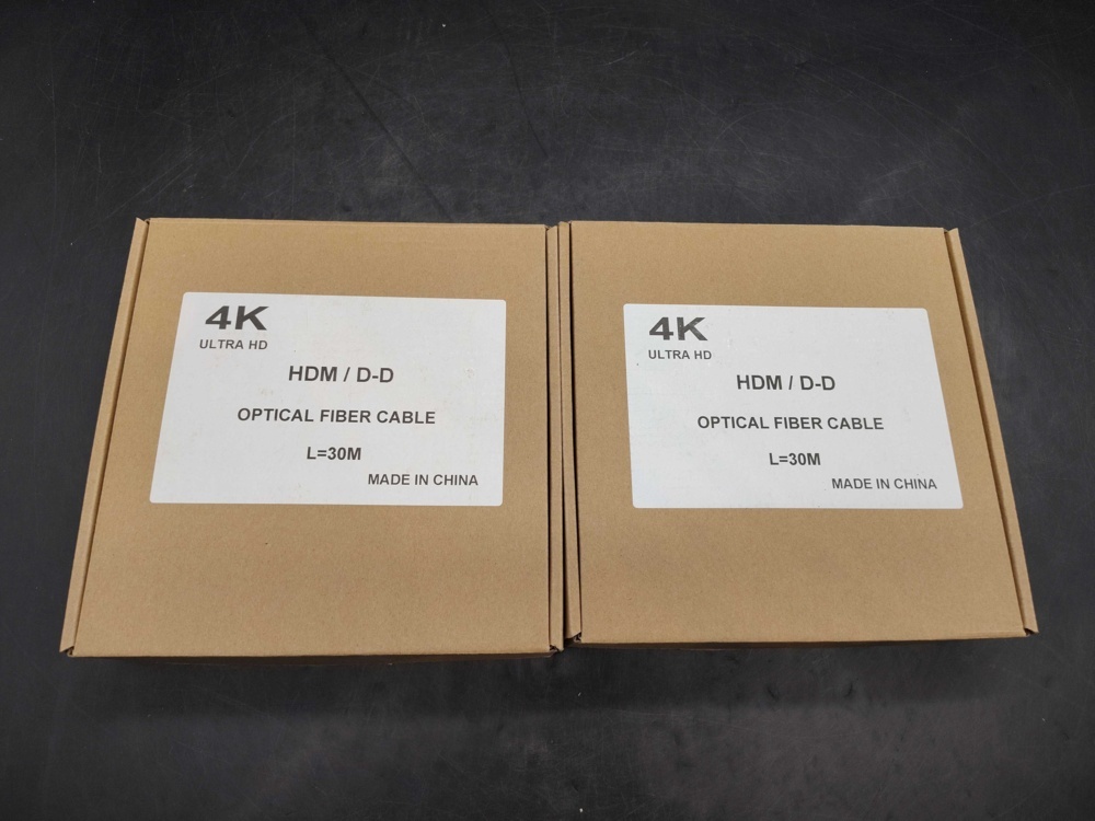 1582383-1 Optical HDMI cables, 2 pcs - 30 m, 4K