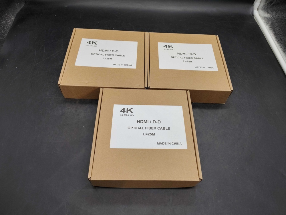 1582385-1 Optical HDMI cables, 3 pcs - AUXLine, 25 m, 4K