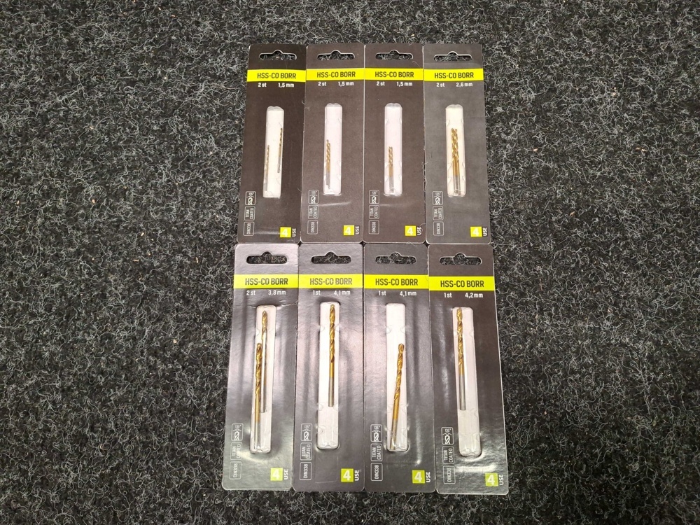1585421-1 130 st HSS-CO Borr 4-USE, 1.5mm - 4.2mm