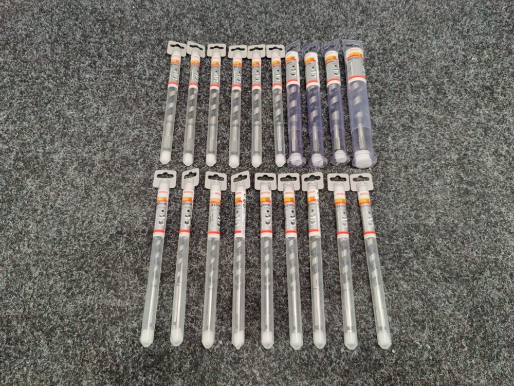 1582942-1 19 pcs Wood twist drill Bosch 160/235 mm 10-