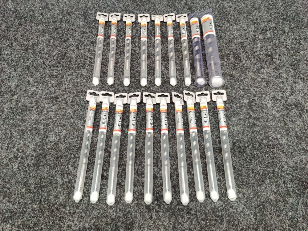 1582950-1 19 pcs Wood twist drill Bosch 160/235 mm 10-22 mm