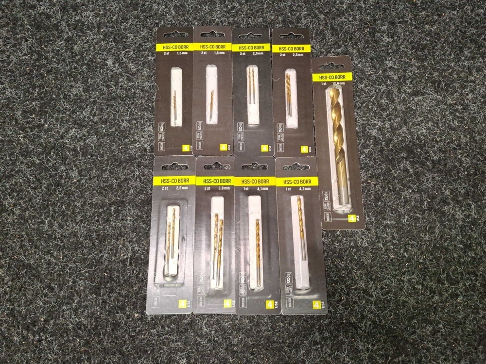 1585394-1 150 st HSS-CO Borr 4-USE, 1.5mm - 12.0mm