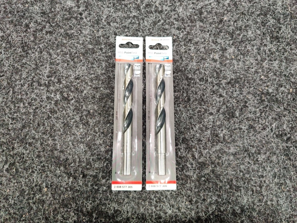 1585311-2 20 st Metallborr Bosch HSS PointTeQ DIN338 13,5 mm & 14 mm